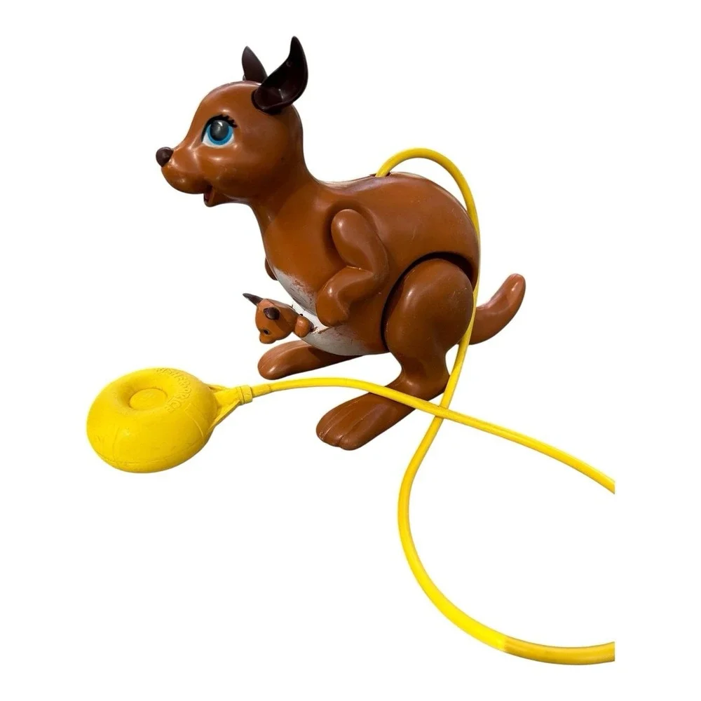 1975 Vintage‎ Fisher Price Katie Kangaroo With a Baby Joey  Working/It Hops